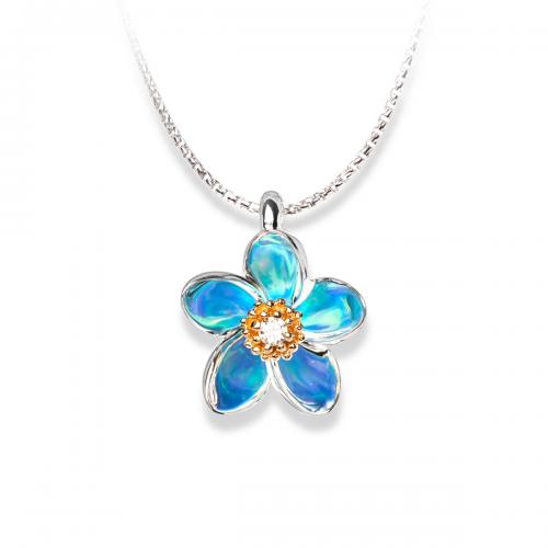 Gloria Plumeria Pendant